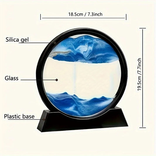 ديكور فني زجاجي ثلاثي الأبعاد