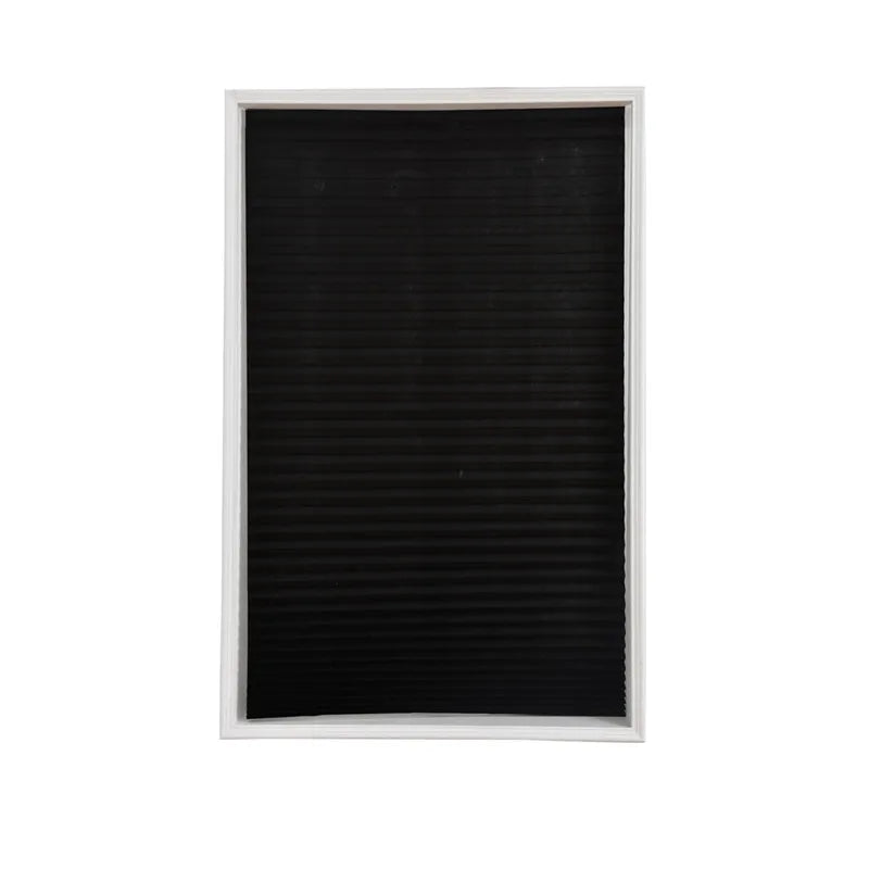 Self-Adhesive Pleated Blinds Half Blackout Windows Curtains for Kitchen Bathroom Balcony Shades For Coffee/Office Window