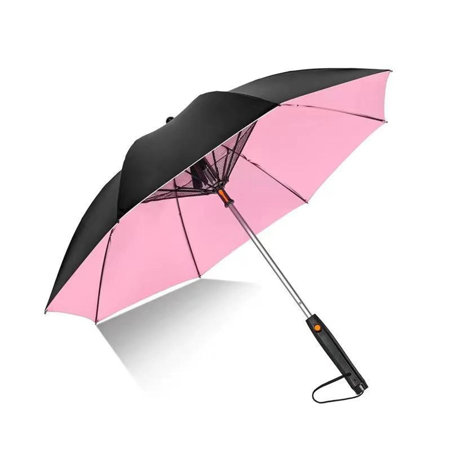 Umbrella With Fan And Mist Spray 3 in 1 Cooling Portable Summer Sunshade USB Rechargeable Fan Bumbershoot Uv Blocking Umbrella